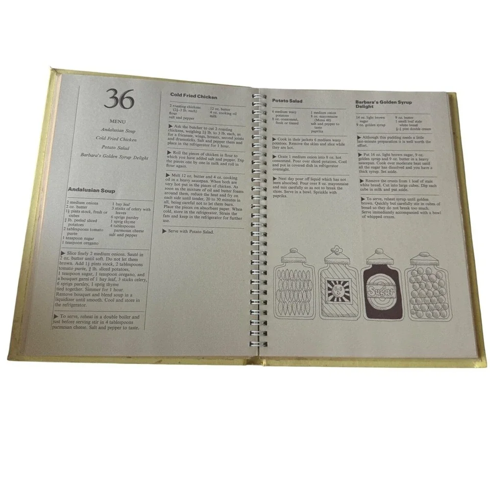 Tomorrow's Dinner‎ Cooked Tonight Logan Popper 1971 Vintage Cookbook Cottagecore